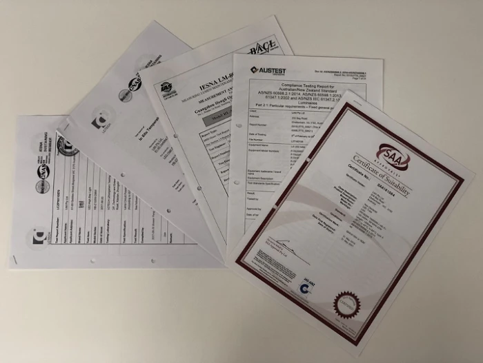 Common Original Reports of Batten Lights